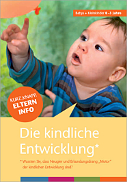 Broschüre KURZ.KNAPP. - Faltblatt Die kindliche Entwicklung