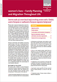 Studie women&#39;s lives - Family Planning and Migration Throughout Life