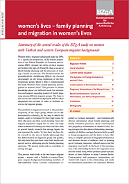Studie women’s lives – Family Planning and Migration in women’s lives