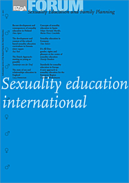 FORUM Sexualaufklärung und Familienplanung, Heft 2-2011: Sexuality Education International, english version