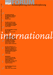 Fachheft FORUM Sexualaufklärung und Familienplanung, Heft 2-2006: International