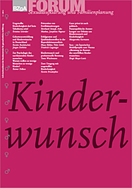 FORUM Sexualaufklärung und Familienplanung, Heft 1-2012: Kinderwunsch