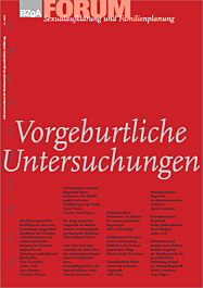 FORUM Sexualaufklärung und Familienplanung, Heft 2-2012: Vorgeburtliche Untersuchungen