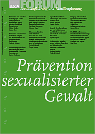 Fachheft FORUM Sexualaufklärung und Familienplanung, Heft 2-2018: Prävention sexualisierter Gewalt