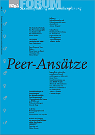 FORUM Sexualaufklärung und Familienplanung, Heft 1-2020: Peer-Ansätze