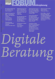 FORUM Sexualaufklärung und Familienplanung, Heft 2-2020: Digitale Beratung