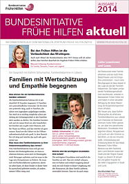 Broschüre Bundesinitiative Frühe Hilfen aktuell. Ausgabe 2/2014