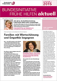 Broschüre Bundesinitiative Frühe Hilfen aktuell. Ausgabe 1/2015