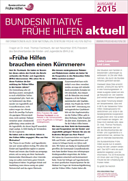 Broschüre Bundesinitiative Frühe Hilfen aktuell. Ausgabe 4/2015