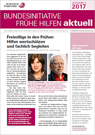 Broschüre Bundesinitiative Frühe Hilfen aktuell. Ausgabe 3/2017