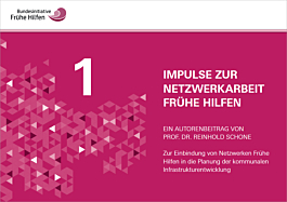 Impulse zur Netzwerkarbeit Frühe Hilfen 1 - Zur Einbindung von Netzwerken Frühe Hilfen in die Planung der kommunalen Infrastrukturentwicklung