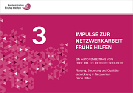 PDF Impulse zur Netzwerkarbeit Frühe Hilfen 3 - Planung, Steuerung und Qualitätsentwicklung in Netzwerken Frühe Hilfen