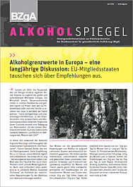Fachheft Alkoholspiegel - Ausgabe Juni 2015