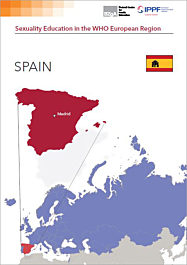 Broschüre Sexualtiy Education in the WHO European Region - Country Factsheet for Spain (English)