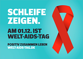 Postkarte Welt-AIDS-Tag