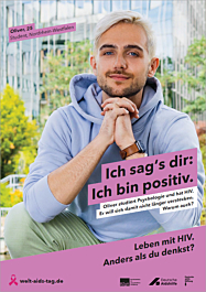 DIN A2 Plakat Welt-AIDS-Tag »Ich sag`s dir«