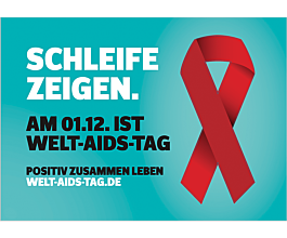 Postkarte Welt-AIDS-Tag