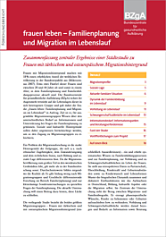 Studie frauen leben – Familienplanung und Migration im Lebenslauf