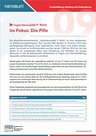 Faktenblatt 9 - Im Fokus: Die Pille