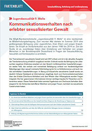 Faktenblatt 13 - Kommunikationsverhalten nach erlebter sexualisierter Gewalt