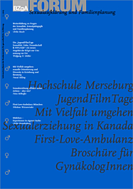 Fachheft FORUM Sexualaufklärung und Familienplanung, Heft1-2005: Hochschule Merseburg, Jugendfilmtage...