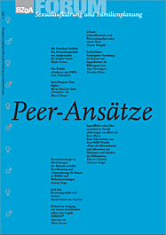 Fachheft FORUM Sexualaufklärung und Familienplanung, Heft 1-2020: Peer-Ansätze