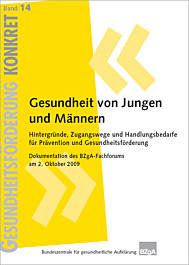 Fachheft Gesundheitsförderung KONKRET, Band 14: Gesundheit von Jungen und Männern