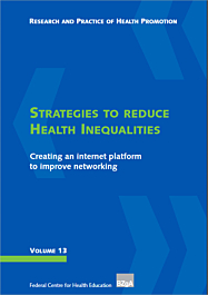 Fachheft Research and Practice of Health Promotion, Volume 13: Strategies to reduce Health Inequalities