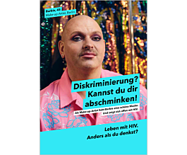 Das Bild zeigt eine Vorschau des Mediums "DIN A6-Aktionsflyer Welt-Aids-Tag 2 (Leporello mit Basisinformationen)"