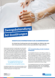 PDF Themenblatt: Zwangsbehandlung bei Essstörungen