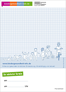 www.kindergesundheit-info.de - Terminblock "Entwicklung"