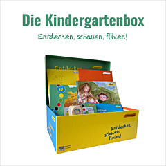 Das Bild zeigt eine Vorschau des Mediums "Kindergartenbox „Entdecken, schauen, fühlen!“ "