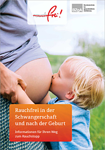 Broschüre Rauchfrei in der Schwangerschaft und nach der Geburt