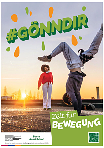 Abbildung - Poster #gönndir Bewegung - "Beste Aussichten!"