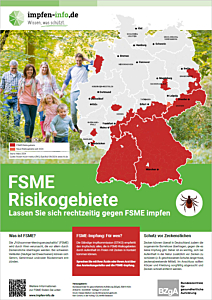 Das Bild zeigt eine Vorschau des Mediums "FSME-Risikogebiete in Deutschland"
