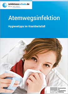 Broschüre "Atemwegsinfektion" Hygienetipps im Krankheitsfall