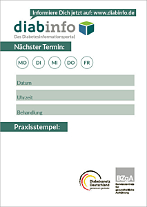Terminblöcke ("Nächster Termin") zu www.diabinfo.de
