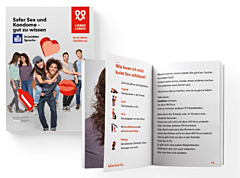Broschüre Safer Sex und Kondome - gut zu wissen in Leichter Sprache