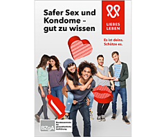 Broschüre Safer Sex und Kondome - gut zu wissen 