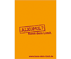 Postkarte Alkohol-Selbsttest - Leporello