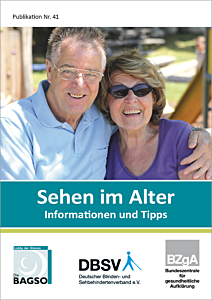 Broschüre Sehen im Alter - Informationen und Tipps