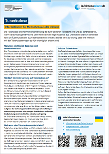 Merkblatt – Tuberkulose - Informationen für Menschen aus der Ukraine