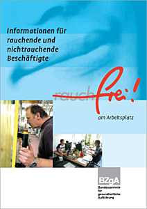 Broschüre Rauchfrei am Arbeitsplatz