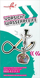 Broschüre Vorsicht Wasserpfeife!