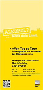 Broschüre Von Tag zu Tag - Trinktagebuch