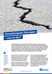 Das Bild zeigt eine Vorschau des Mediums "Stressbezogene-Störungen - was ist das?"