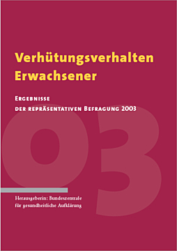 Studie Verhütungsverhalten Erwachsener 2003