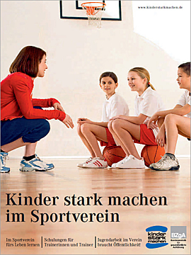 Broschüre Kinder stark machen im Sportverein 