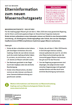 Flyer Masernschutzgesetz