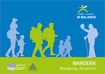 Broschüre Älter werden in Balance - Wandern - Bewegung, die gut tut